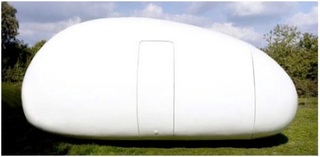 Illustration for article titled The Space Egg That Turns Into A Modular House